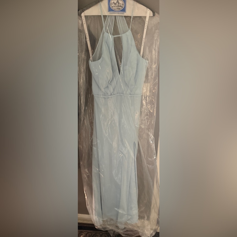 Azazie Light Blue Bridesmaid Dress